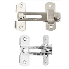 유유성안 스텐 미닫이문 코너 문걸쇠 걸고리 슬라이딩도어, 엘자형대형, 1개