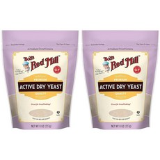 글루텐 프리 활성 건조 효모, 227g, 2개