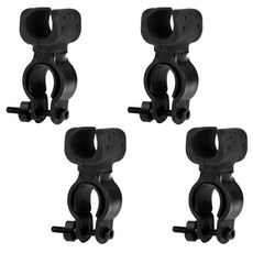 자전거 후레쉬거치대 B타입 1호 360도 회전형 라이트 거치대, 4개, 블랙