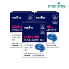 인지력 기억력 포스파티딜세린 징코 3개월분 PS 피에스, 60정, 3박스
