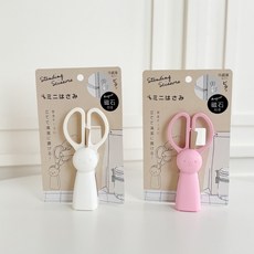 일본정품 마그넷 미니 토끼 가위 케이스포함, 1개, 화이트