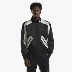 [백화점 정품] 스파이더 남성 베이스볼 하이넥 자켓 SPHPCNJK531MBLK