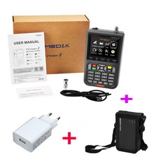 GTMEDIA V8 Finder2 DVB-S2 1080P 위성 파인더 Metter V8 finder2 VS ST-5150 파인더 프로 WS-6933 WS-6980 WS-6906 T, 01 Finder2 Bag Charge, 1개