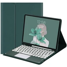 삼성 갤럭시 탭 S10 FE X520 인치 A9 Plus + Lite 용 키보드 케이스, 07 Tab A7 10.4 2022 20, 07 Dark green