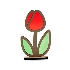 썬캐쳐만들기 튤립 1개입 교실환경꾸미기