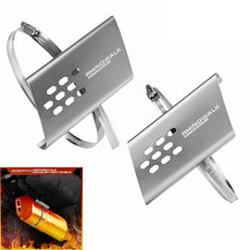 오토바이 배기 파이프 보호대 실드 커버 또는 모터 가드 SCALDI ANTI PCS 범용, 2pcs