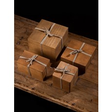 원목 선물상자 오동나무 고급 보관함 답례품, 1_3호 안감없음 16x16x16