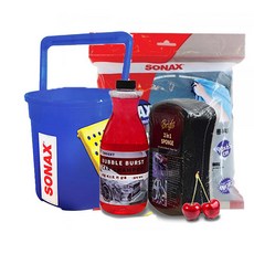 브라이트 소낙스 기본세차 4종 세트 블랙체리, 1개