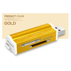 마이크로 SD T-플래시 MMC PRO TF 메모리 스틱용 고속 멀티 USB 2.0 올인원 카드 리더기, 03 금