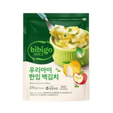 비비고 CJ 우리아이 한입 백김치, 270g, 2개