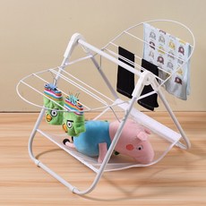 베스트홈 접이식 다용도 빨래 소형 건조대, 화이트