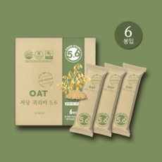 저당 귀리바 25g x 6봉 150g 저칼로리 영양바, 6개