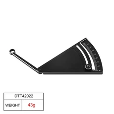 TTRC 측정 도구 온로드 자동차 라이드 높이 게이지 10-45mm, 02 Black Silver, 1개