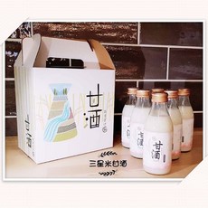 百冬 三星米甘酒 (無酒精) 175ml 6瓶組 - 養生甘甜 無添加 養顏美容 入口溫潤 - 適合素食, 1個, 三星米甘酒(無酒精)｜175ml｜6瓶
