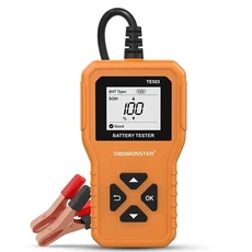 자동차 배터리 테스터 TE503/BR502 6V 12V 24V 시스템 감지 도구 100-2000 CCA 분석기 진단, 01 오렌지
