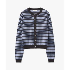 SUARE WOMEN (우먼)코튼 부클 ST 가디건 차콜