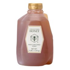 100프로 여과되지 않은 생 야생화 꿀 Pure Southern Honey 미국 제조 1.3kg48온스 242004, 48 Ounce (Pack of 1), 1.3kg, 1개