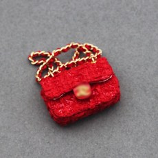 팝마트 인형 미니어쳐 가방 라부부 베이비 백 CRYBABY 15cm 핸드백 트렌드, 7 C 레드 크로스 백