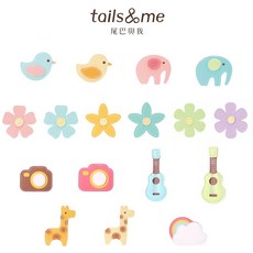 貝果貝果【尾巴與我Tails&Me】自然概念革系列配飾 - 多種款式 [A2778], 1個, 雛菊咖