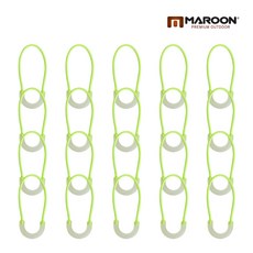 마룬 야광 지퍼고리 20p