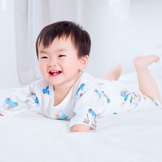 CIUUC 어린이 잠옷 소녀 소년 여름 면화 정장 7 점 소매 외국 스타일 귀여운 새로운 만화 아기 에어컨 의류