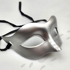 베네치아 가면 메탈릭 파티 마스크 무도회 할로윈 액세서리, 1개, 상세페이지 참조