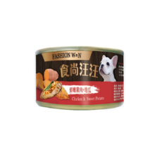 食尚汪汪 鮮雞肉+地瓜 天然鮮食狗罐頭, 90g, 24個, 鮮嫩雞肉+地瓜