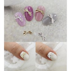 JM 메탈 쁘띠 리본파츠 2종(5개입), 1.골드(5개입), 1개