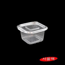 사각원터치 소 2000개 소스용기 소스컵 원터치소스용기 양념용기 소스포장용기 양념포장용기 원터치양념용기, 1개