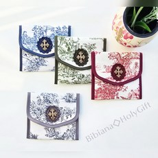 비비안나성물 418번 명화 묵주주머니 세례 견진 첫영성체 묵주기도 천주교 성물, 1개, 블루