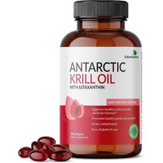 퓨처바이오틱스 남극 크릴오일 아스타잔틴 오메가3 1000mg 90정 krill oil, 1개