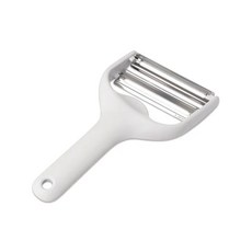 【JUST HOME】日本製雙刀速削皮刨絲器-白色《WUZ屋子》高麗菜絲, 1個