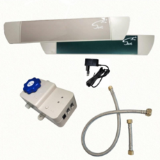 (하부장 UV램프 미포함) 세이브수플러스 싱크대 절수페달 발판형 -1.5P 일반규격, 모던베이지