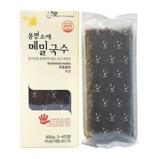 국내산 메밀로 만든 봉평 소애메밀국수 400g 100%메밀, 1개