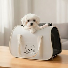 코코다 반려동물 슬링백, 1개, 웜베이지