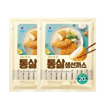대림냉동 대림선 속이 꽉 찬 통살생선까스 1.2kg 2개