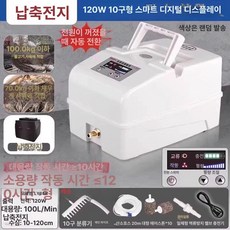 가온슬기 에어젯기포기 낚시기포기 공기펌프 펌프, 납산 120W 10홀 100kg, 1개, 1개입