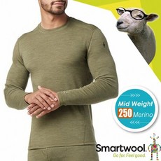 【美國 SmartWool】送》男 中厚保暖 圓領長袖羊毛衛生衣 NTS 250 內搭衣 登山刷毛衣 SW016350
