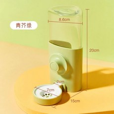 애완 동물 자동 물통 디스펜서 급수기 걸이식 그릇 물병 강아지 고양이 토끼 기니피그용 음식 용기, 1개