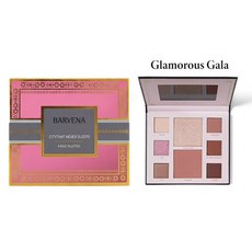 BARVENA 4 FACE PALETTES, 1個, BN6106-01 迷人的 Gala,正常規格