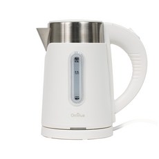 스티지 2중 단열 스테인리스 전기 커피포트 0.8L 안뜨거운 무선주전자, 퓨어화이트