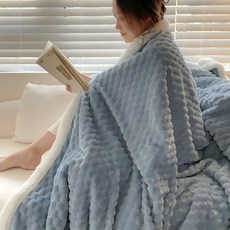 Roomxyd 뽀그리 양털 극세사담요 블랭킷 무릎담요 겨울 이불담요 대형