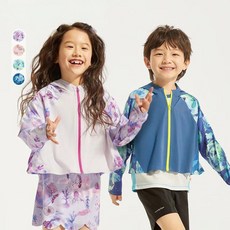썬쉴드 키즈 후드커버업 자외선 차단 아우터 UPF 50+