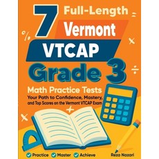 (英文圖書)7 Full-Length Vermont VTCAP Grade 3 Math Practice Tests: Your Path to Confidence... 平裝版, Effortless Math Education, 英文