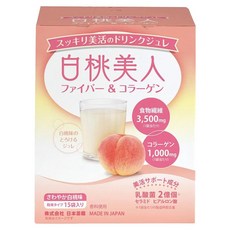 NihonYakken 白桃美人 纖維 & 膠原蛋白, 1個, 15冊