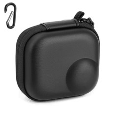 Semaiki DJI Osmo Nano용 미니 휴대용 케이스 부드러운 양방향 지퍼와 카라비너 클립이 있는 휴대용 액션 카메라 케이스 야외 클램빙 블로깅용