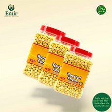 India Roasted Chana Without Skin Chana Chana Snack 인도 로스티드 차나 (껍질 없는 병아리콩) 부드럽고 고소한 인도식 로스티드 병아리콩, 2개, 500g