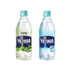더 빅토리아 초록매실 탄산음료+플레인 탄산수500ml 20+20개 총40펫, 500ml