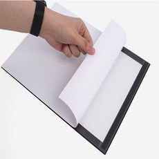 은현나라샵 자석프레임 A4 아크릴게시판, 은색