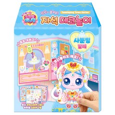 배경판 발레놀이 프린세스 캐치티니핑 자석 데코놀이 사뿐핑 발레 티니핑스티커 자석인형, 본품